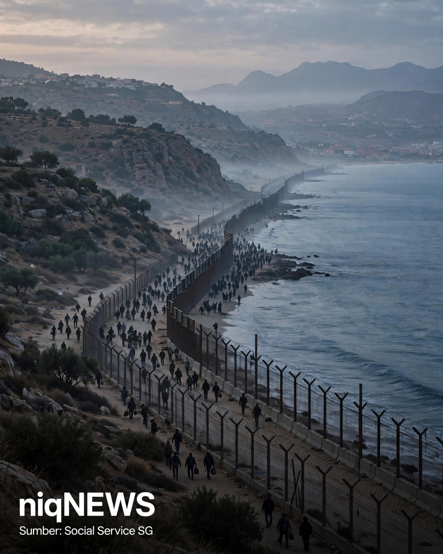 Spanyol kerahkan tentara ke Ceuta setelah puluhan ribu migran lintasi perbatasan