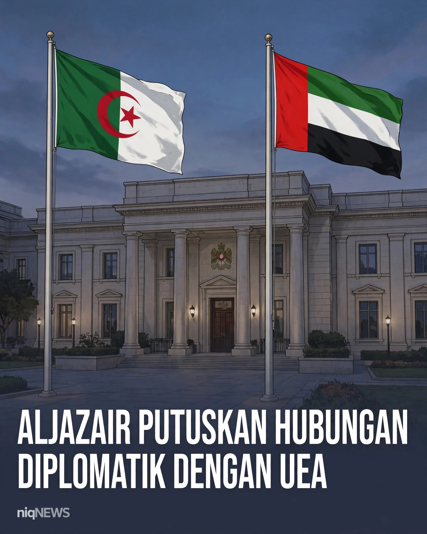 Aljazair putuskan hubungan diplomatik dengan Uni Emirat Arab