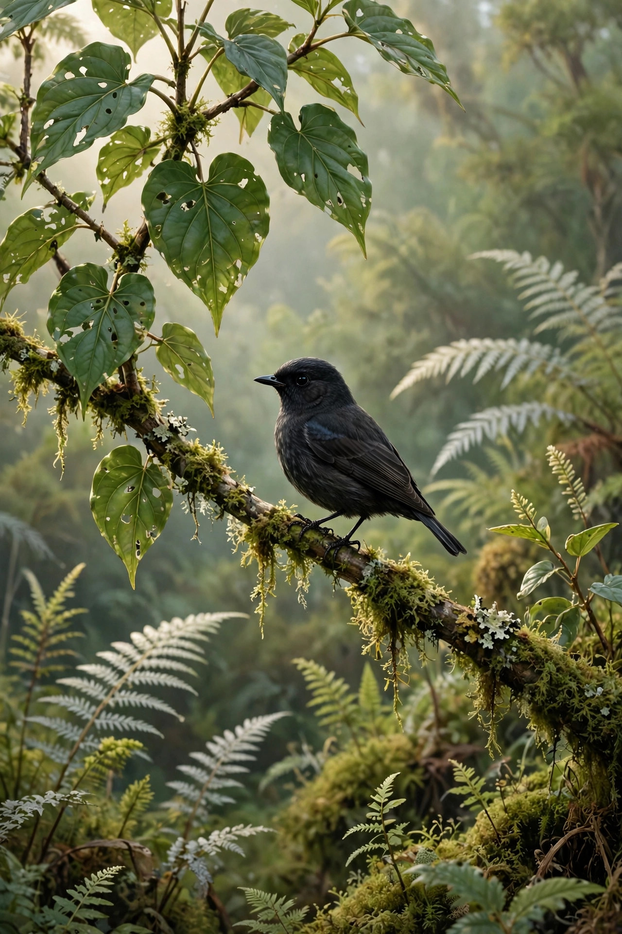 Black robin Selandia Baru menang Bird of the Year 2026
