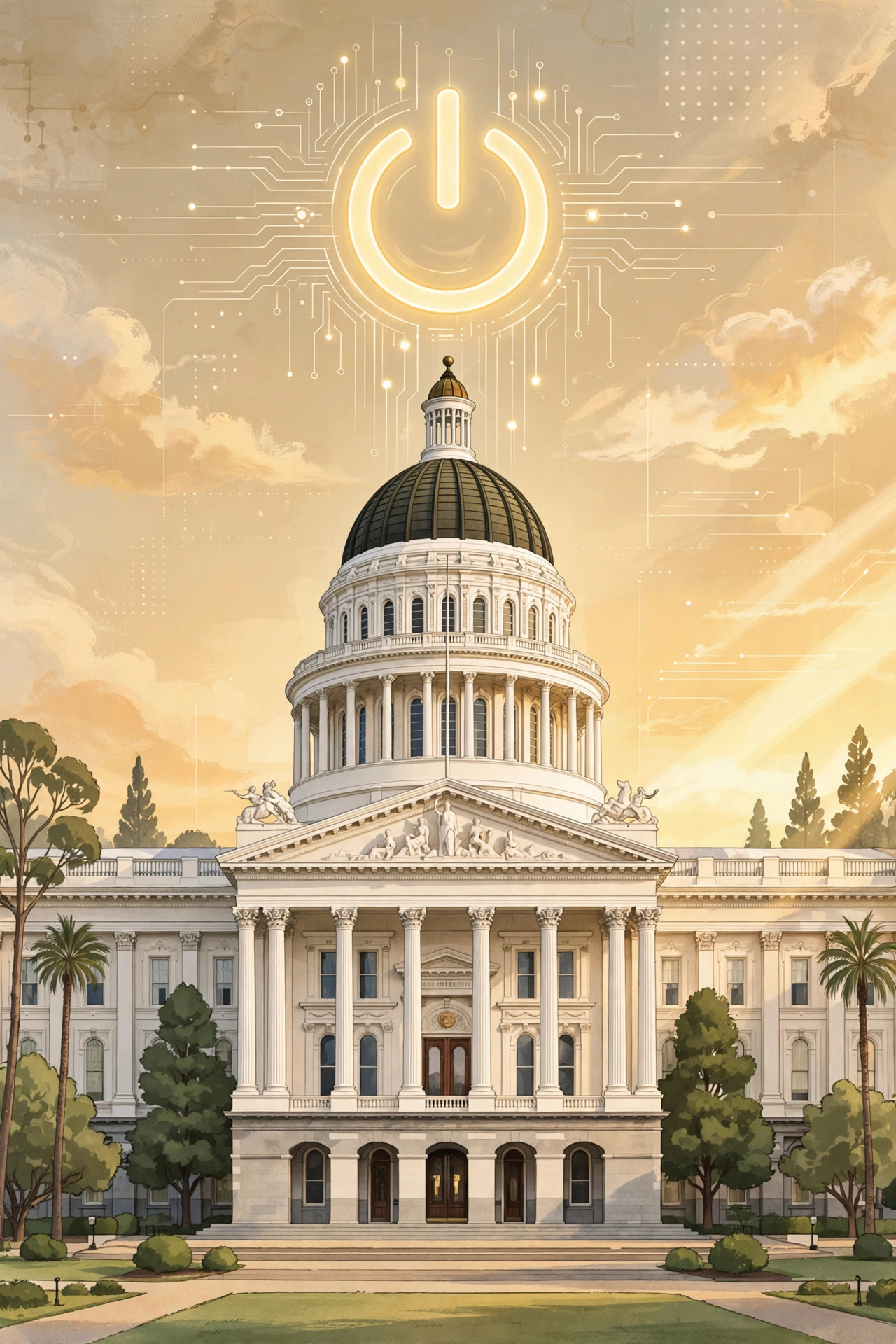 Gubernur California teken perintah eksekutif AI, percepat verifikasi independen dan rencana kill switch