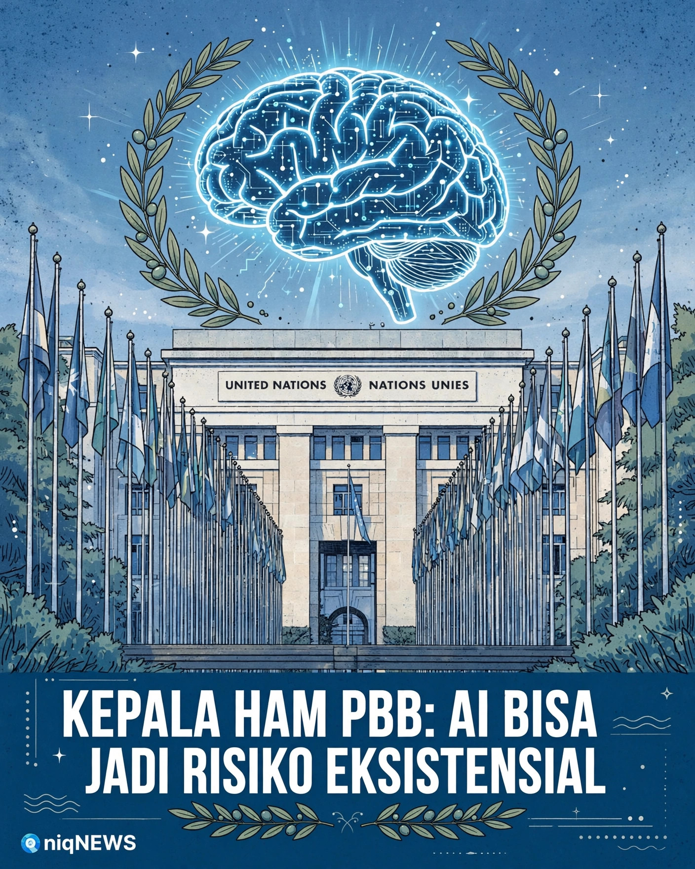 Kepala HAM PBB peringatkan AI bisa jadi risiko eksistensial bagi umat manusia