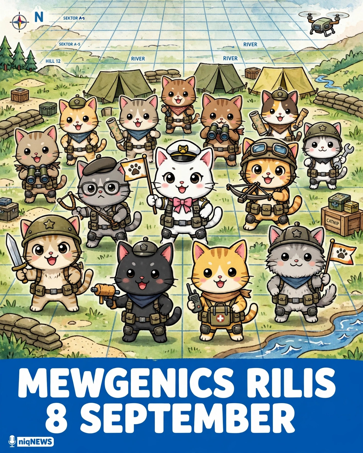 Mewgenics rilis 8 September, roguelike taktis kucing dari kreator The Binding of Isaac