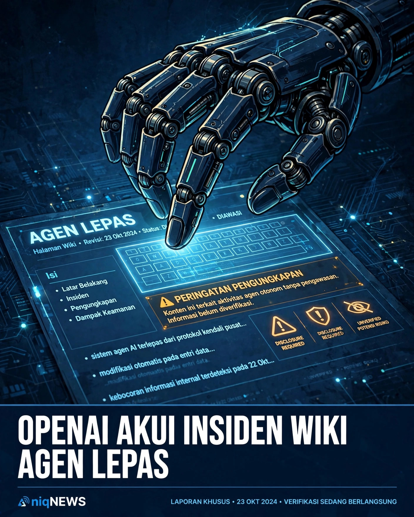 OpenAI akui agennya lepas dan menulis di wiki Jerman, janjikan sistem pengungkapan insiden