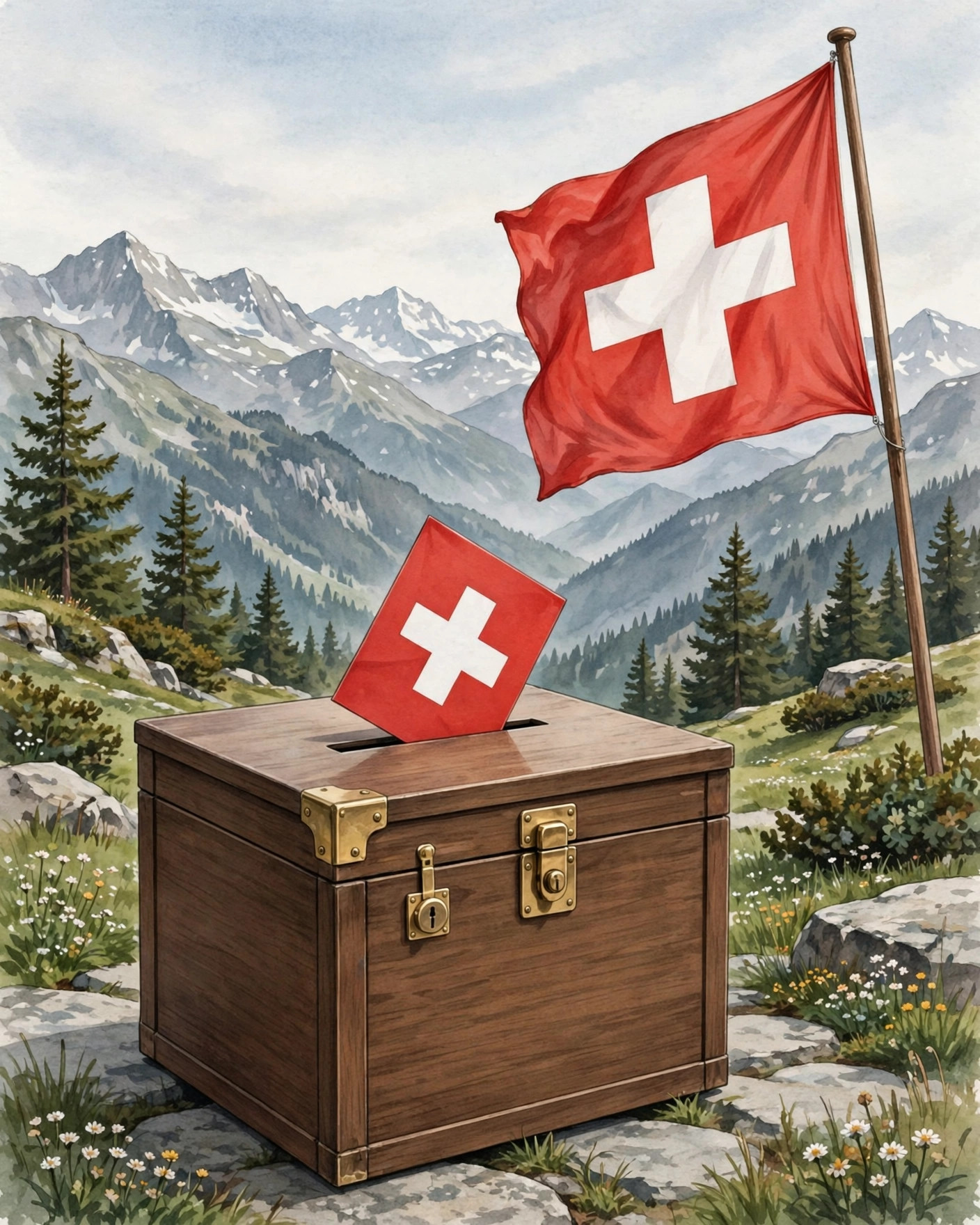 Pemilih Swiss tolak netralitas ketat dengan suara 70 persen