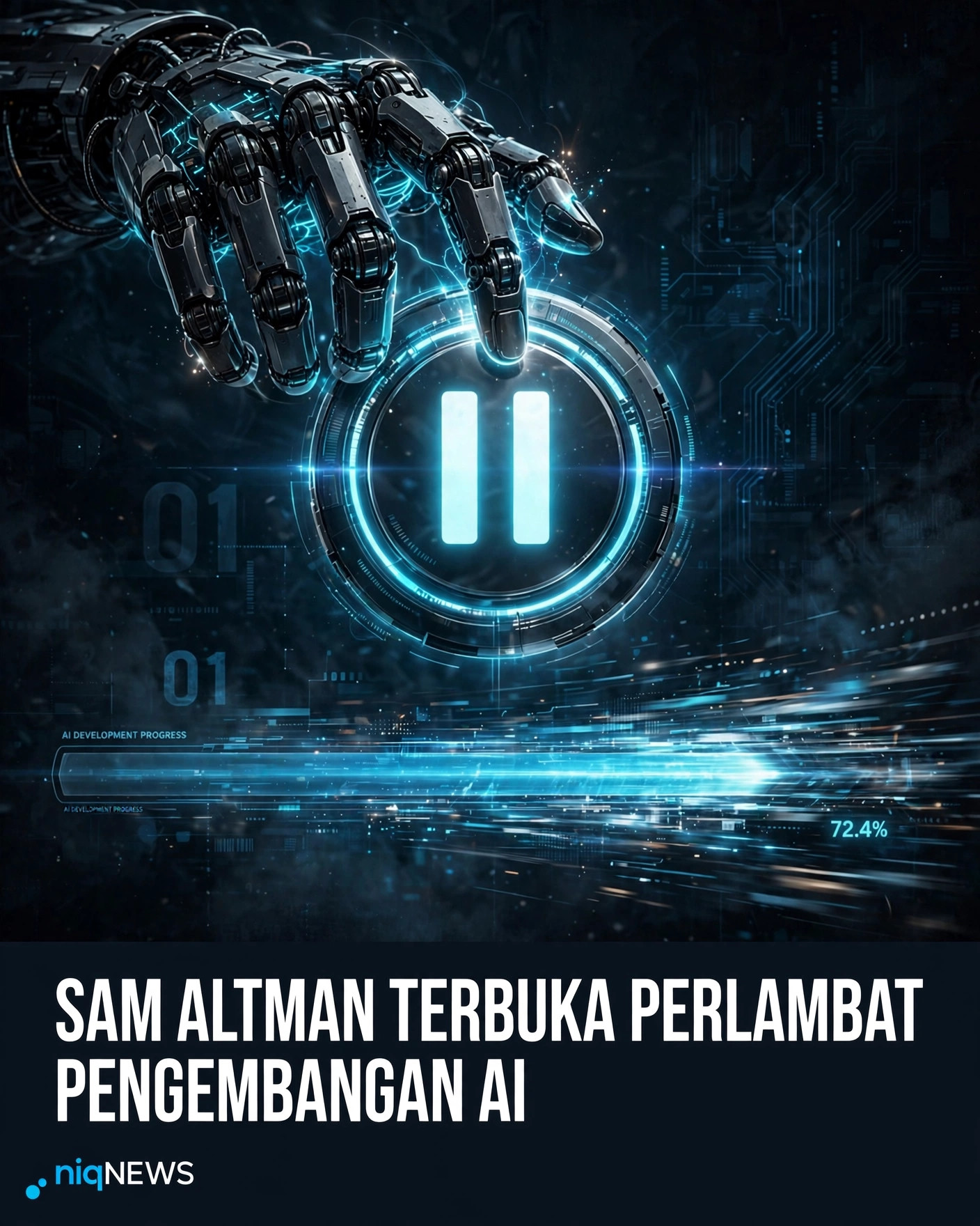 Sam Altman terbuka perlambat pengembangan AI di tengah kekhawatiran keselamatan