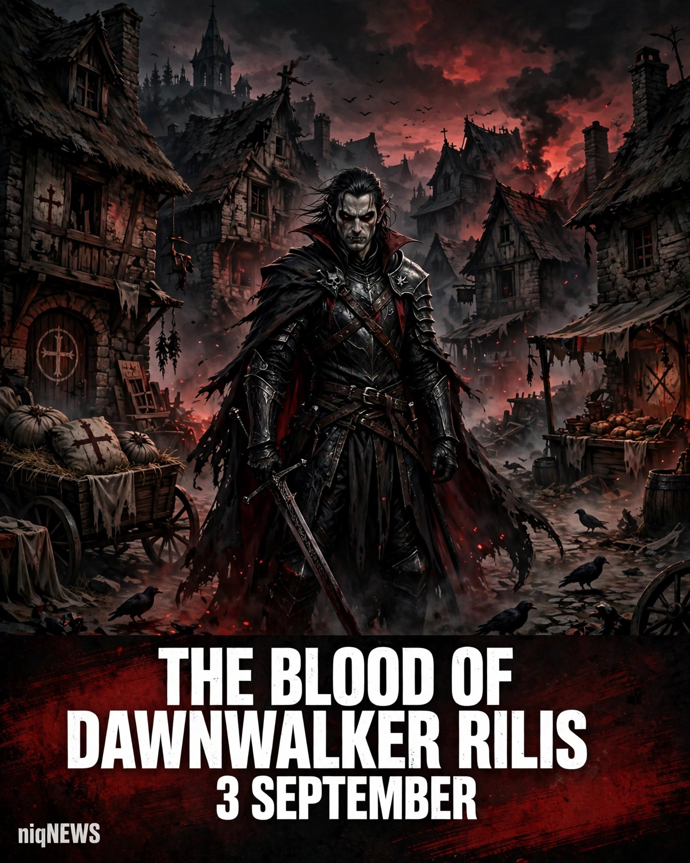 The Blood of Dawnwalker rilis 3 September, RPG vampir di Eropa abad ke-14