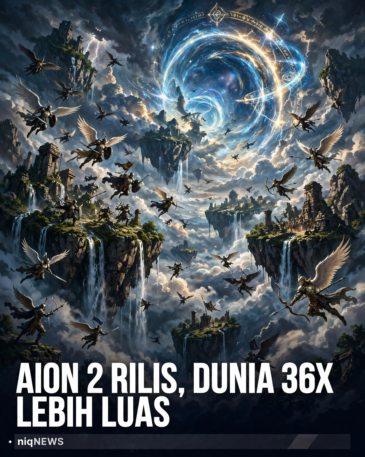 AION 2 meluncur 5 Okt, MMORPG gratis dengan dunia 36 kali lebih luas