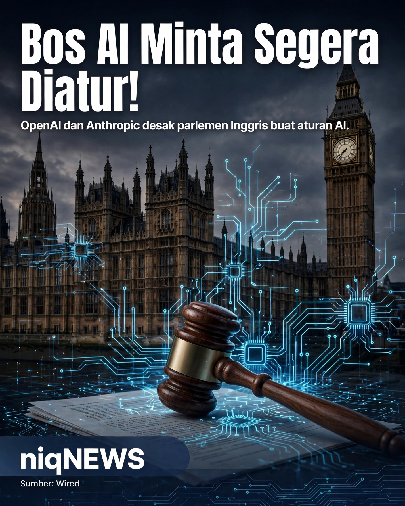 Bos OpenAI dan Anthropic minta parlemen Inggris segera mengatur AI