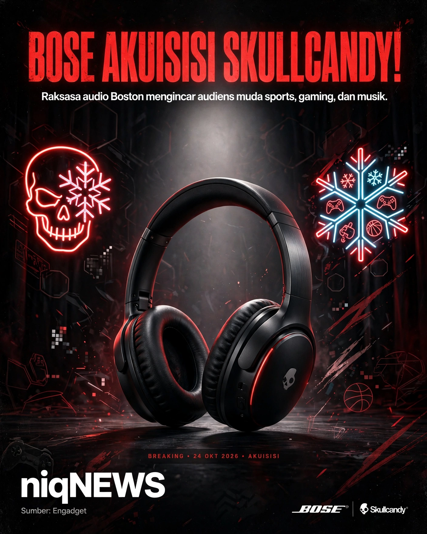 Bose akuisisi Skullcandy
