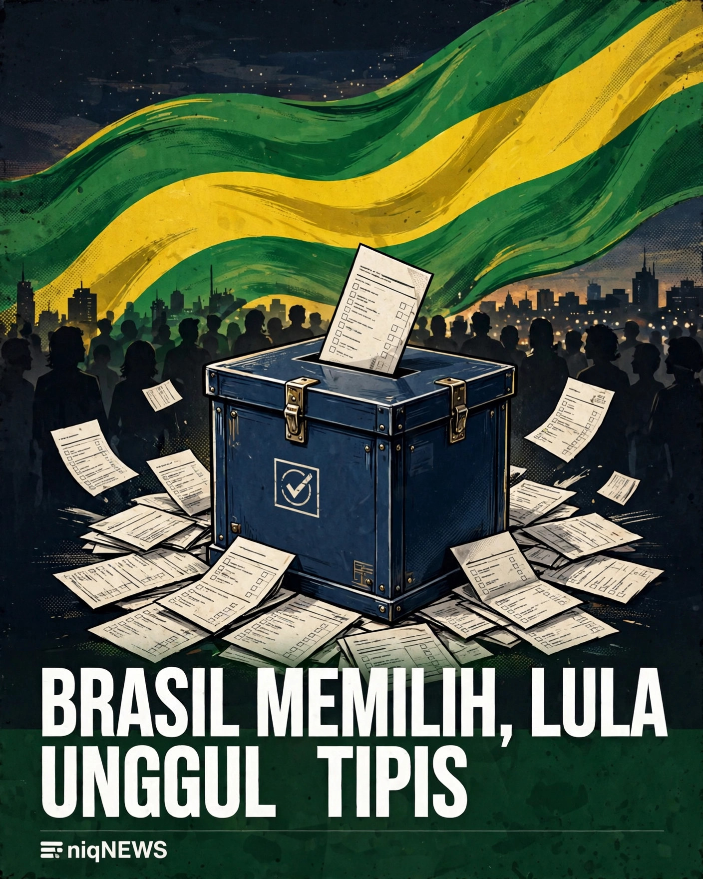 Brasil gelar pemilu presiden, Lula unggul tipis atas Flávio Bolsonaro, putaran kedua membayangi