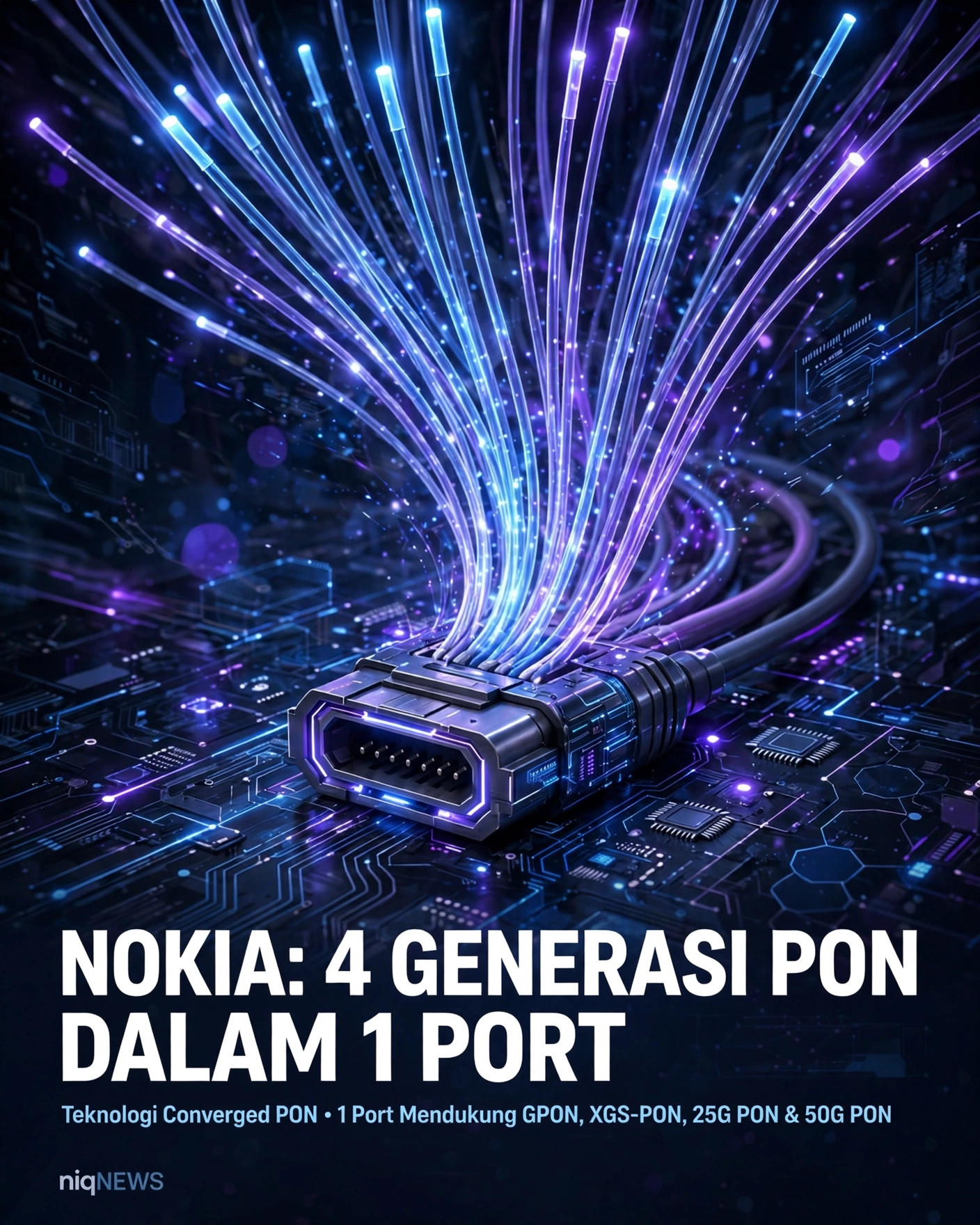 Nokia umumkan kartu 16 port yang jalankan 4 generasi PON sekaligus