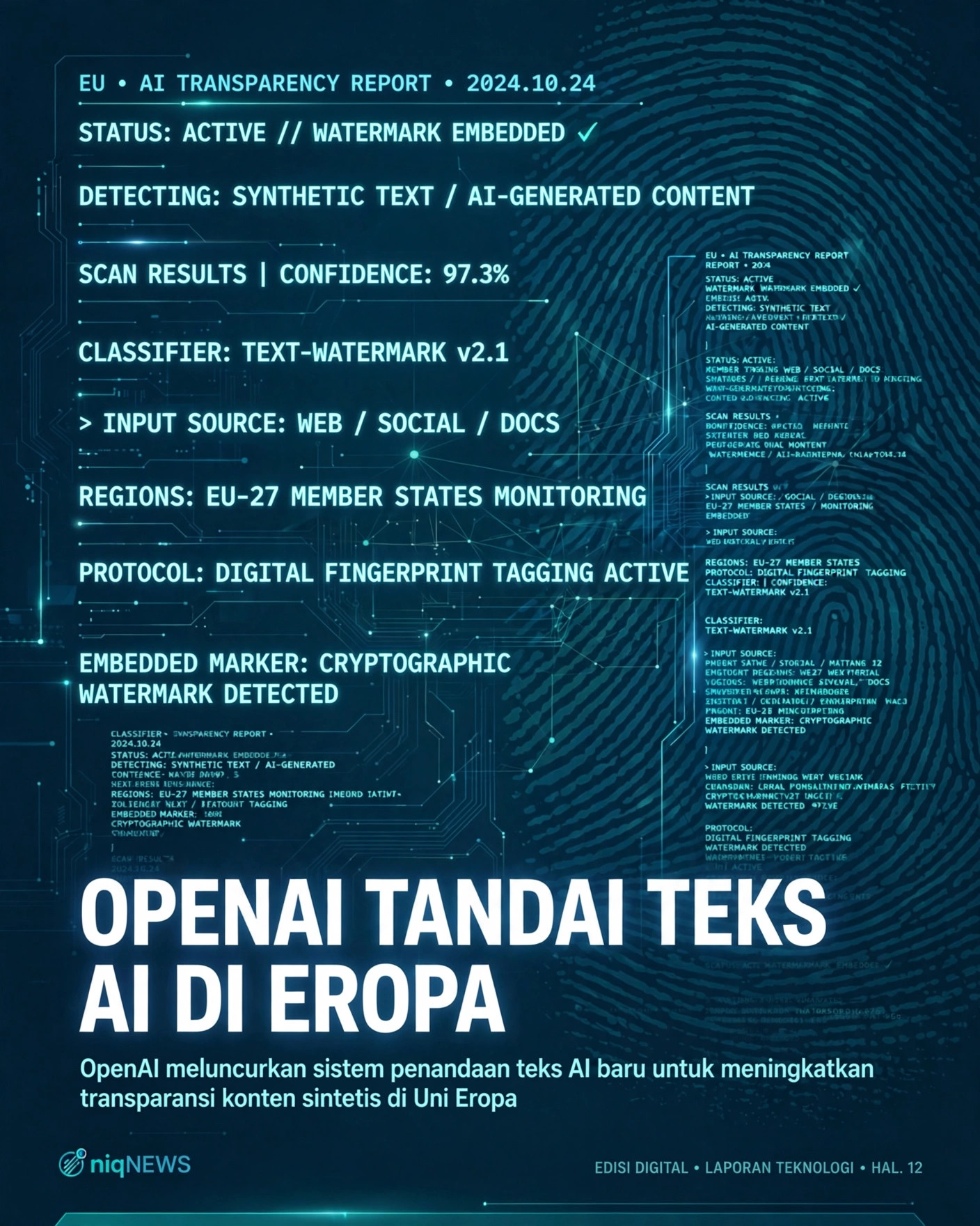 OpenAI mulai beri watermark tak terlihat pada teks AI di Eropa lewat textGrain