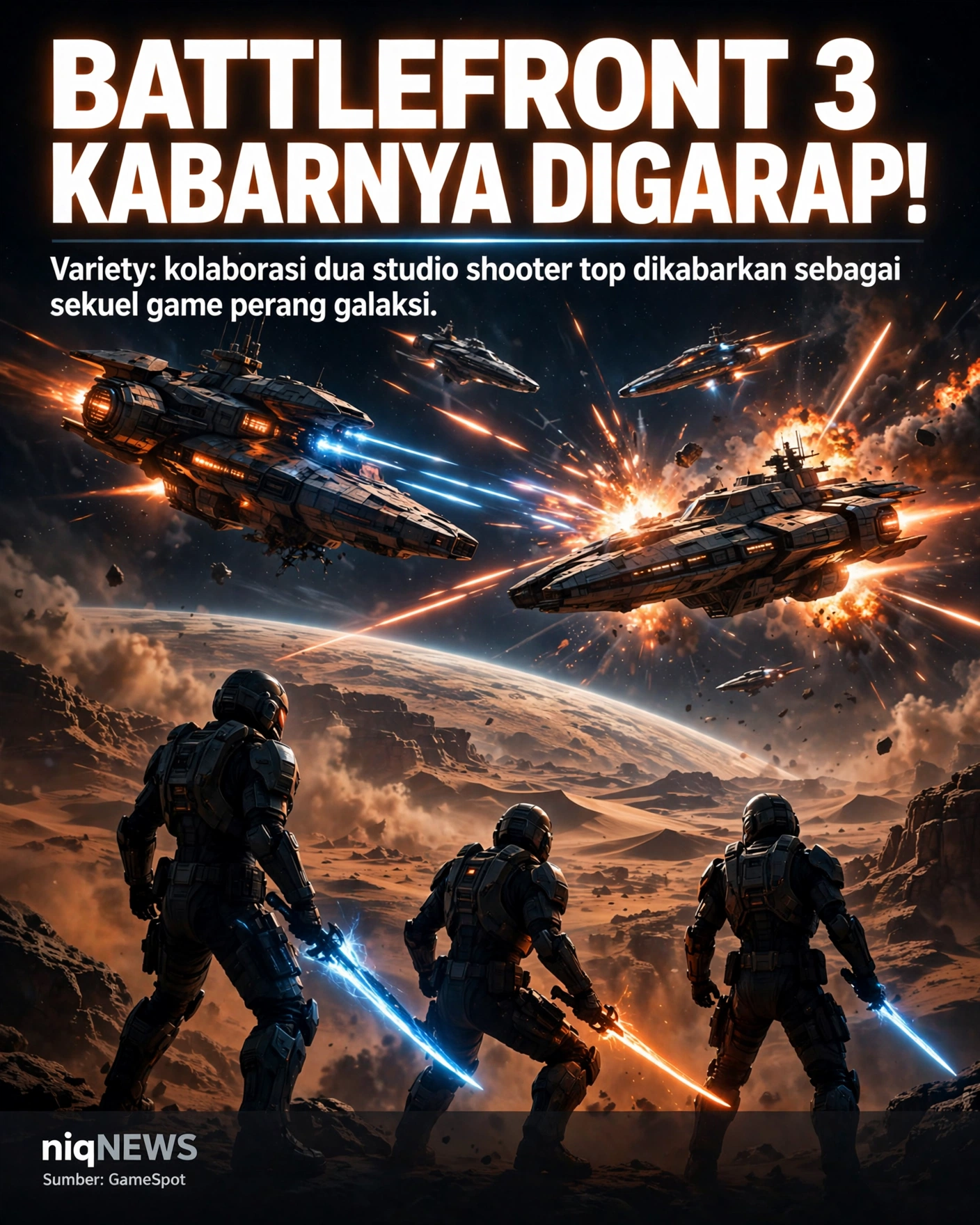 Star Wars: Battlefront 3 kabarnya digarap DICE + Respawn