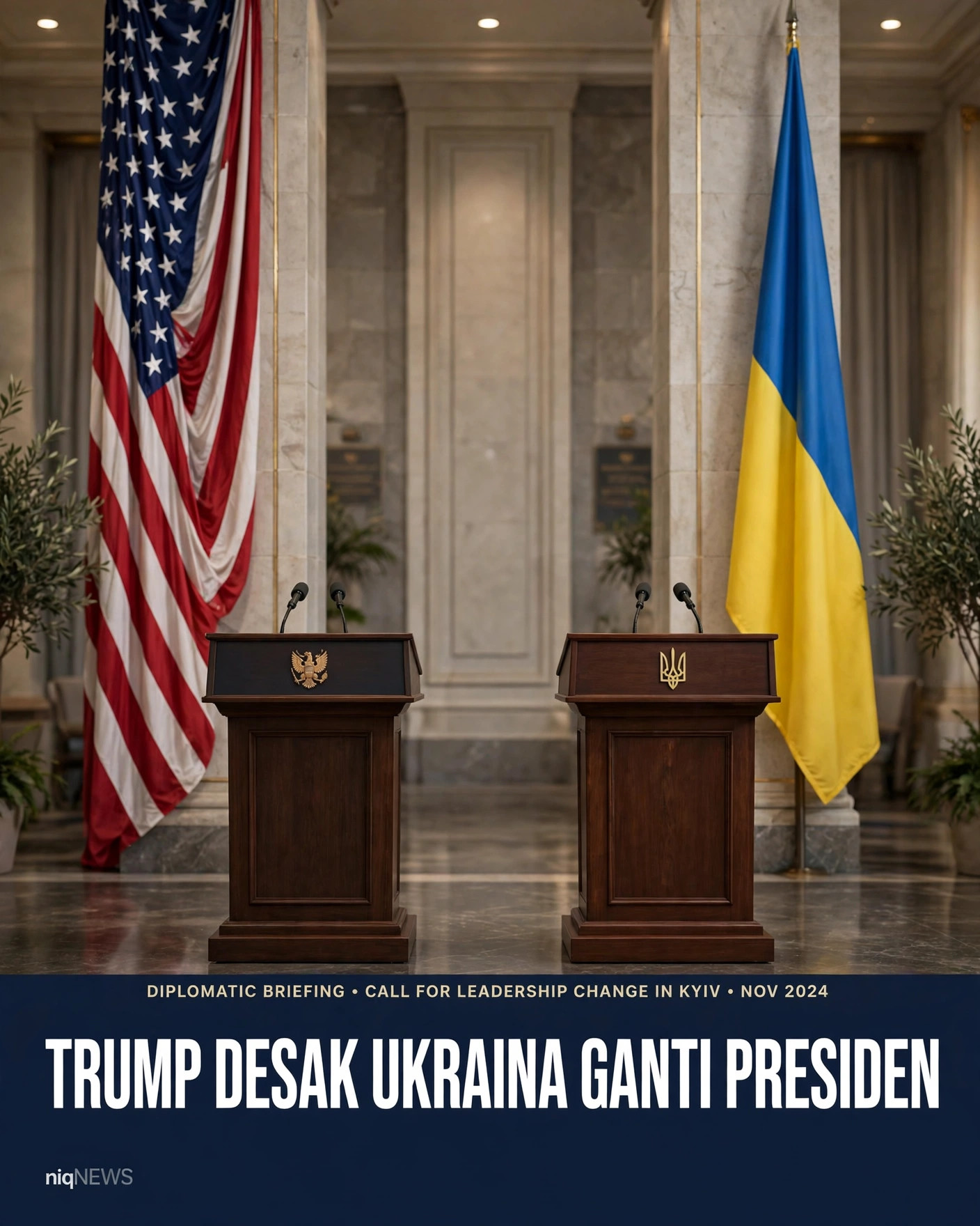 Trump desak Ukraina ganti Zelenskyy, RUU bipartisan siapkan larangan beli minyak Rusia