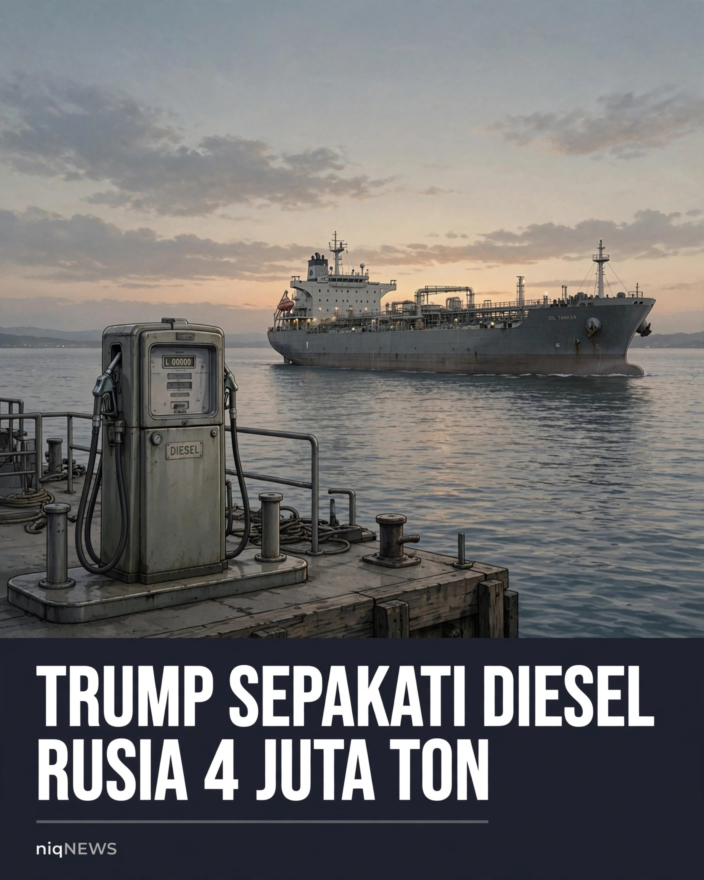Trump sepakati pembelian diesel Rusia 4 juta ton, Zelenskyy mengecam